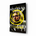 Kurt Cobain Glass Wall Art || Designer Collection