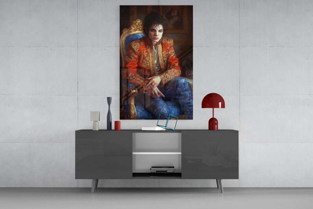 Michael Jackson  Glass Wall Art || Designer Collection