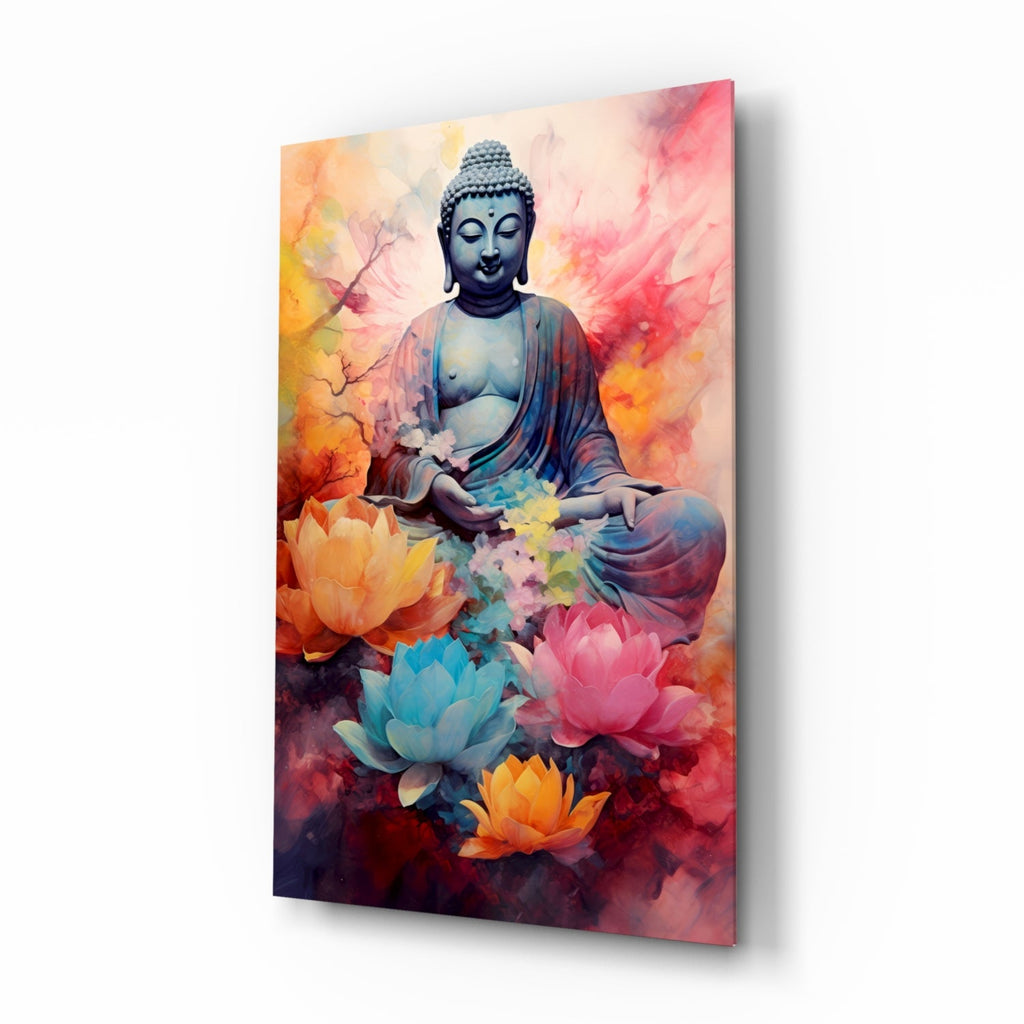 Buddha Glass Wall Art || Designer Collection
