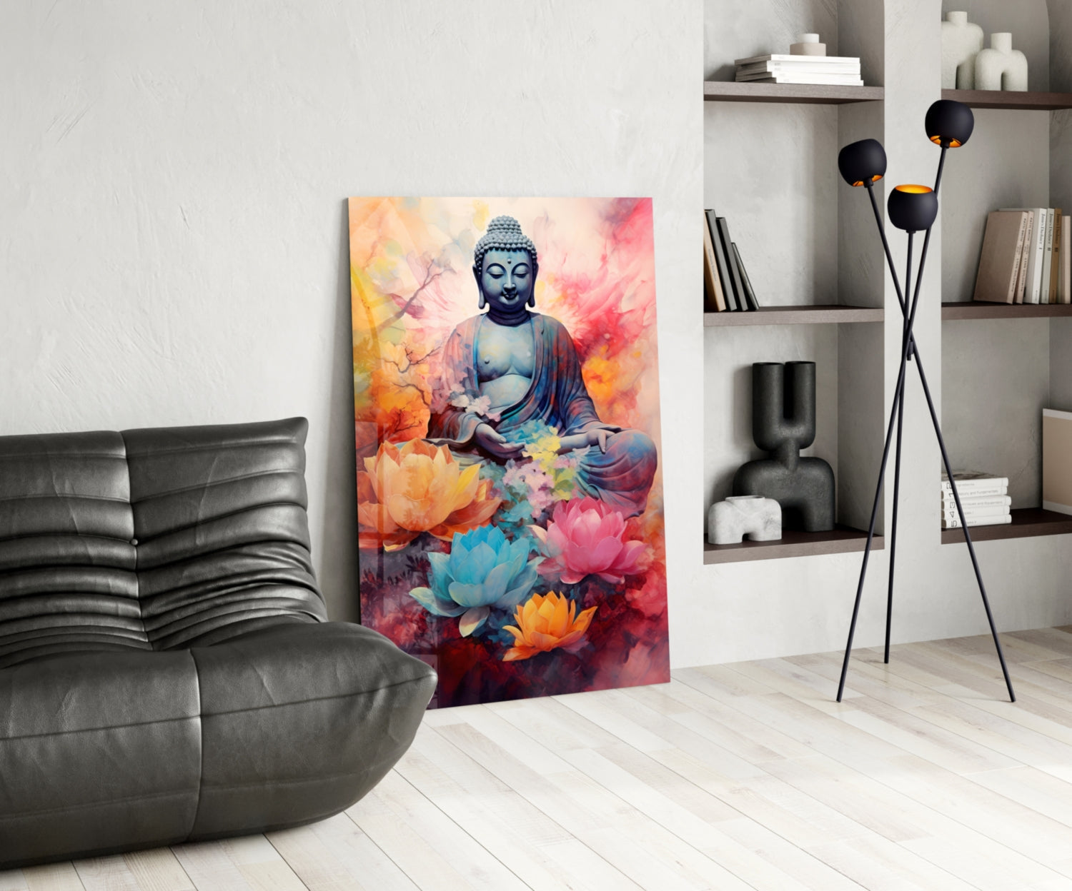 Buddha Glass Wall Art || Designer Collection