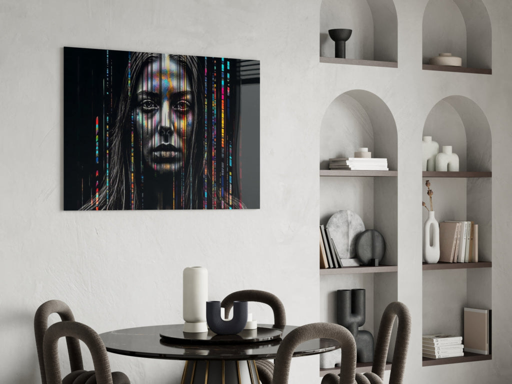 Color Stream Glass Wall Art || Designers Collection