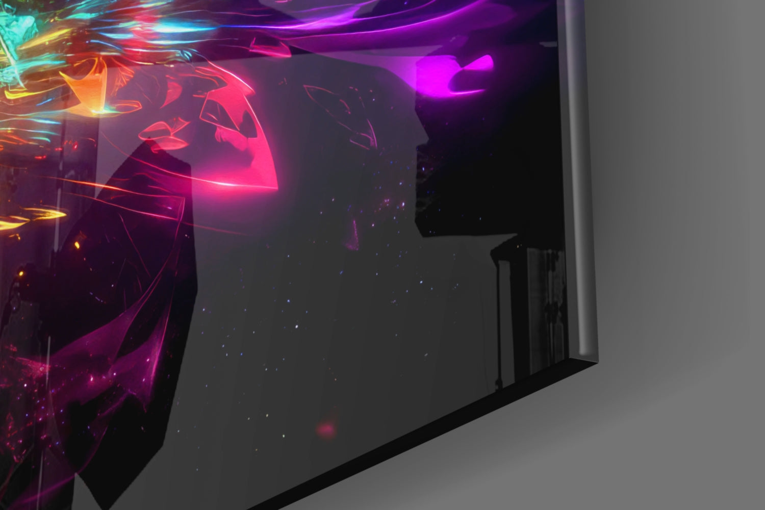 Colors of Space Glass Wall Art || Designer Collection