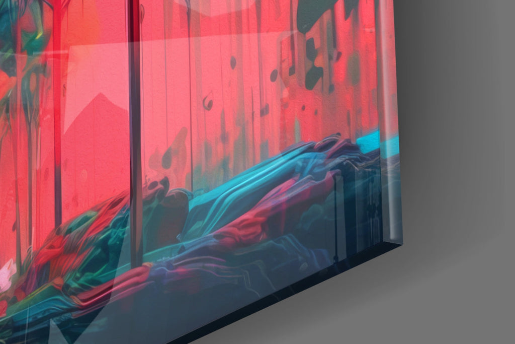 Forest of Colors Glass Wall Art || Designer Collection