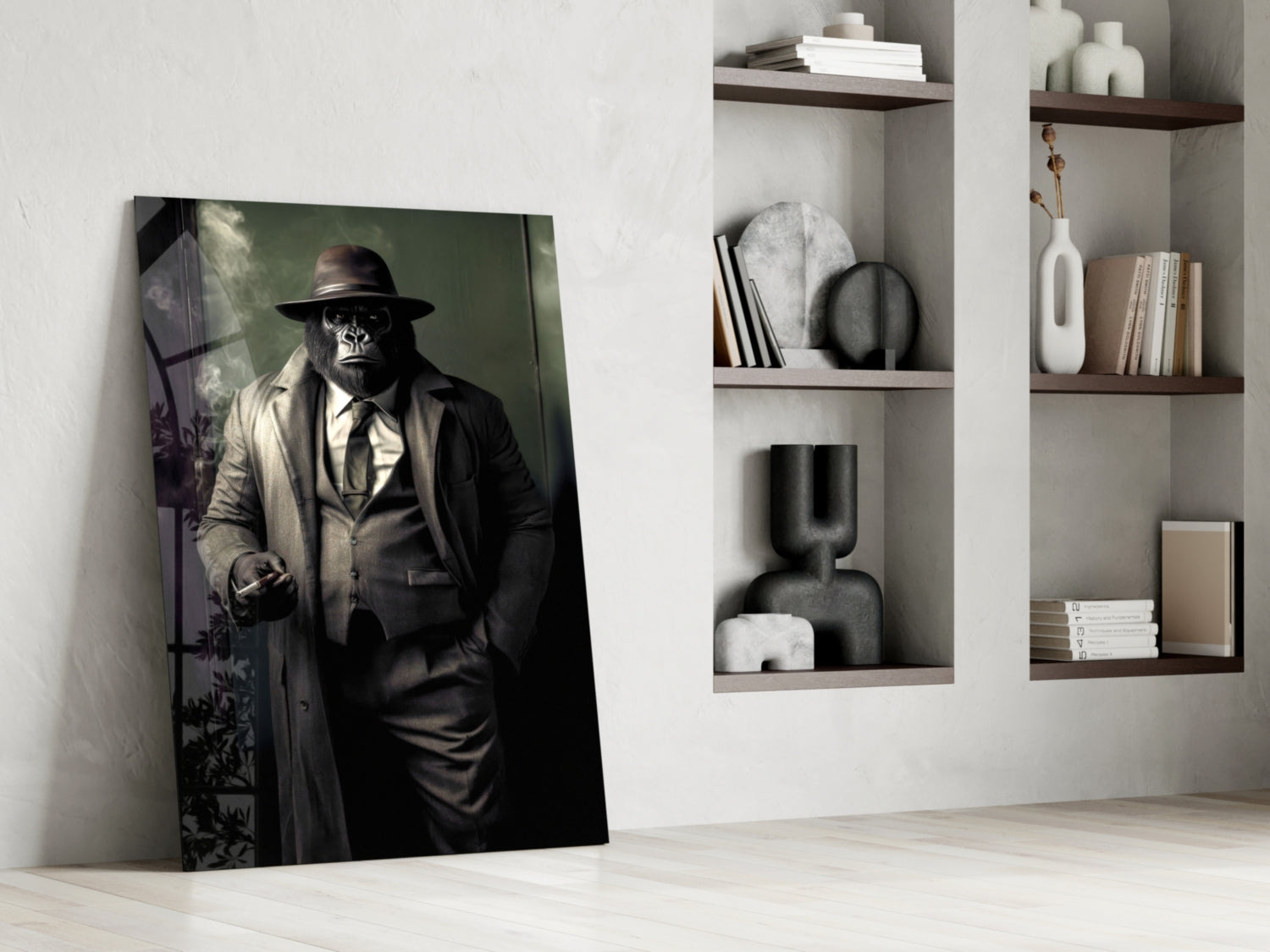 Mr, Inspector Glass Wall Art|| Designer's Collection