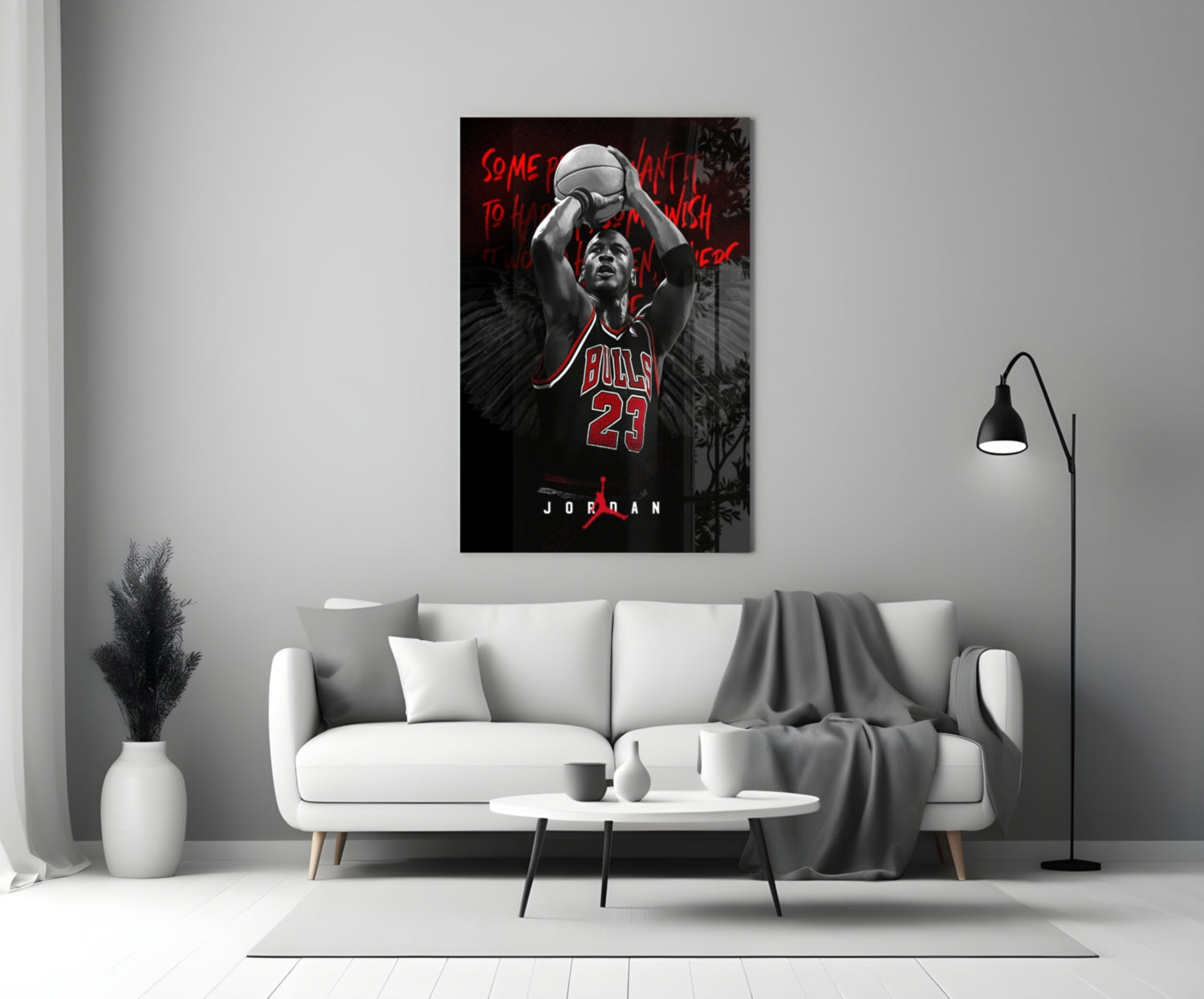 Jordan Glass Wall Art || Designer Collection