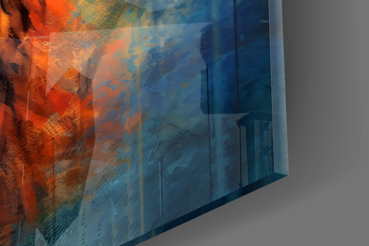 Deer Glass Wall Art || Designer Collection