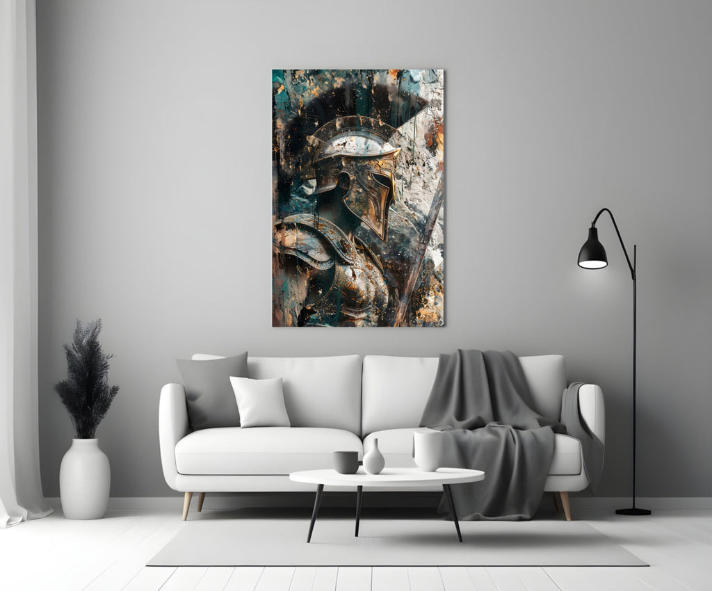 Gladiator Glass Wall Art || Designer Collection