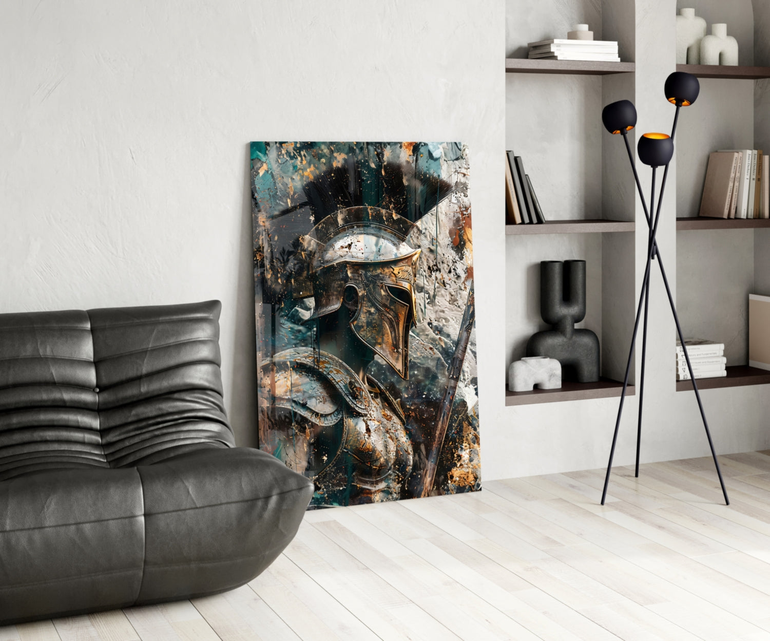 Gladiator Glass Wall Art || Designer Collection