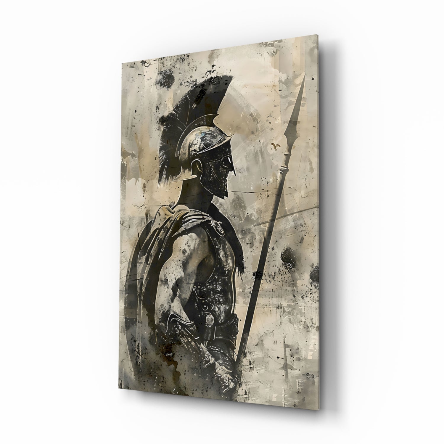 Gladiator Glass Wall Art || Designer Collection