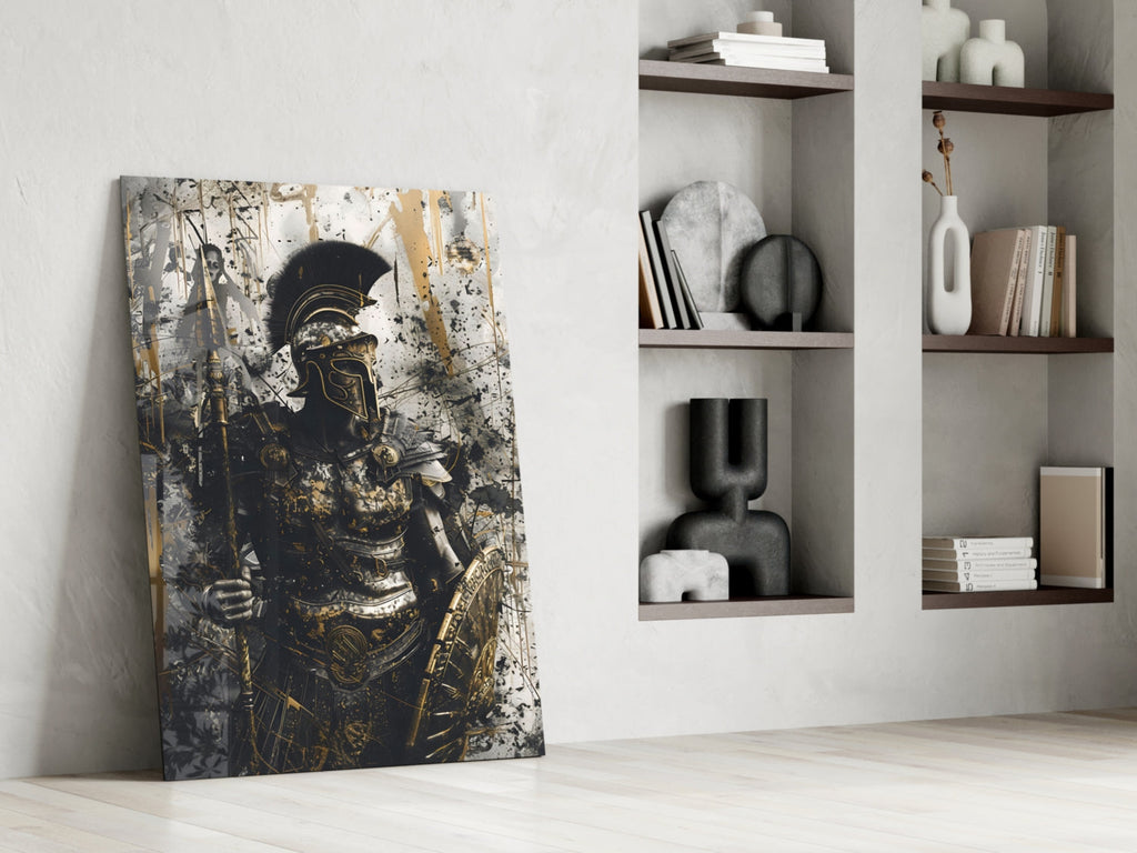 Gladiator Glass Wall Art || Designer Collection