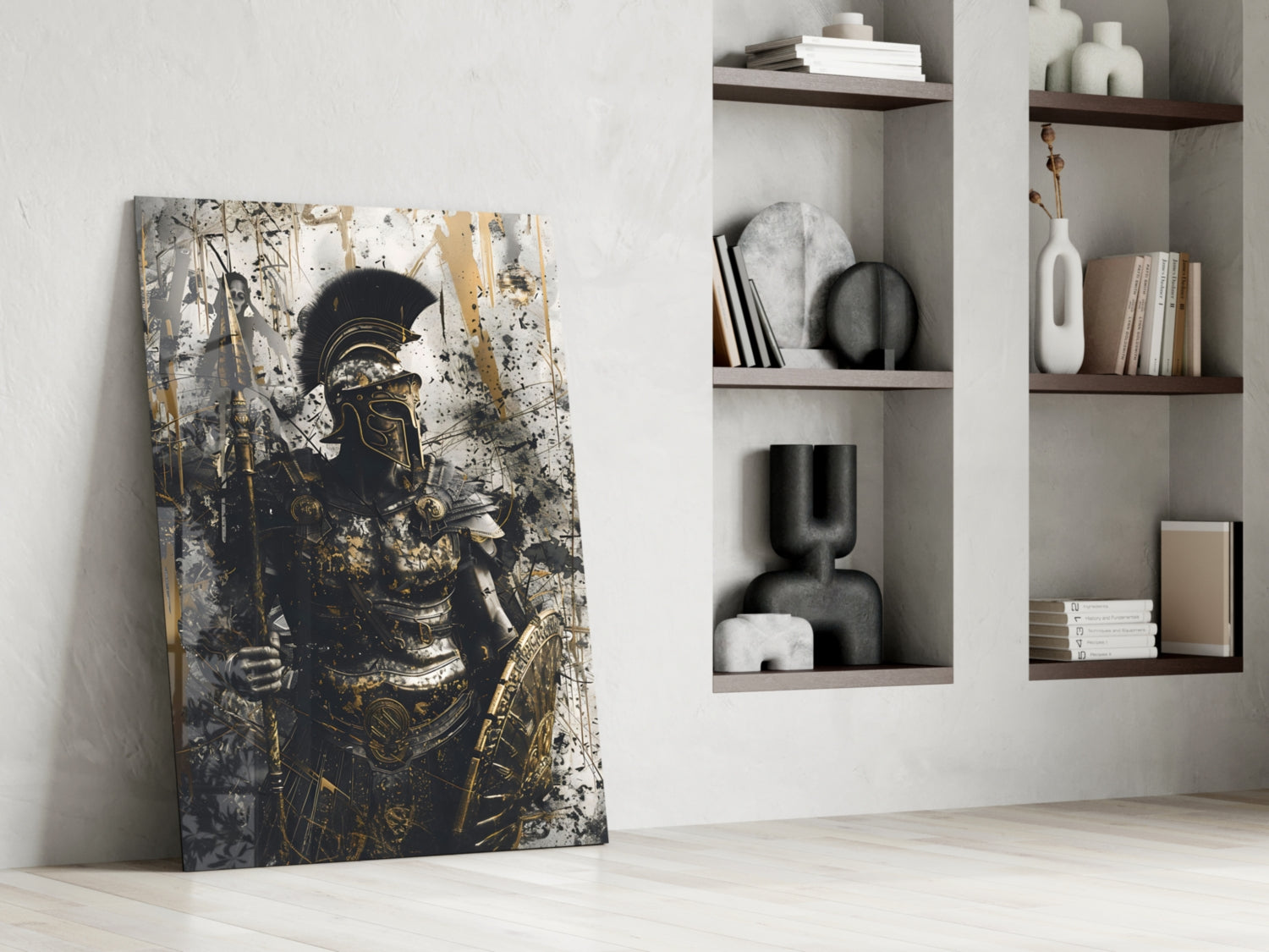 Gladiator Glass Wall Art || Designer Collection