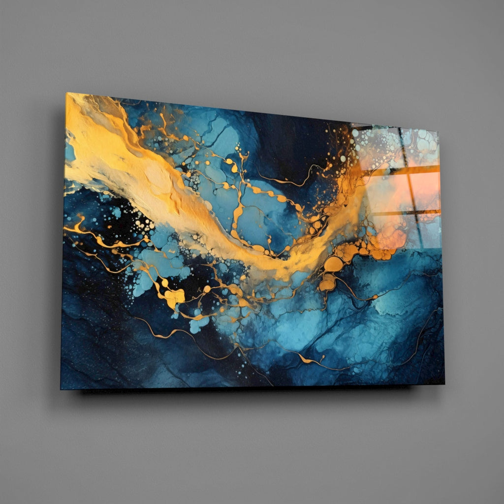 Marble Glass Wall Art || Designer Collection