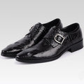 Men's Leather Buckle Shoes