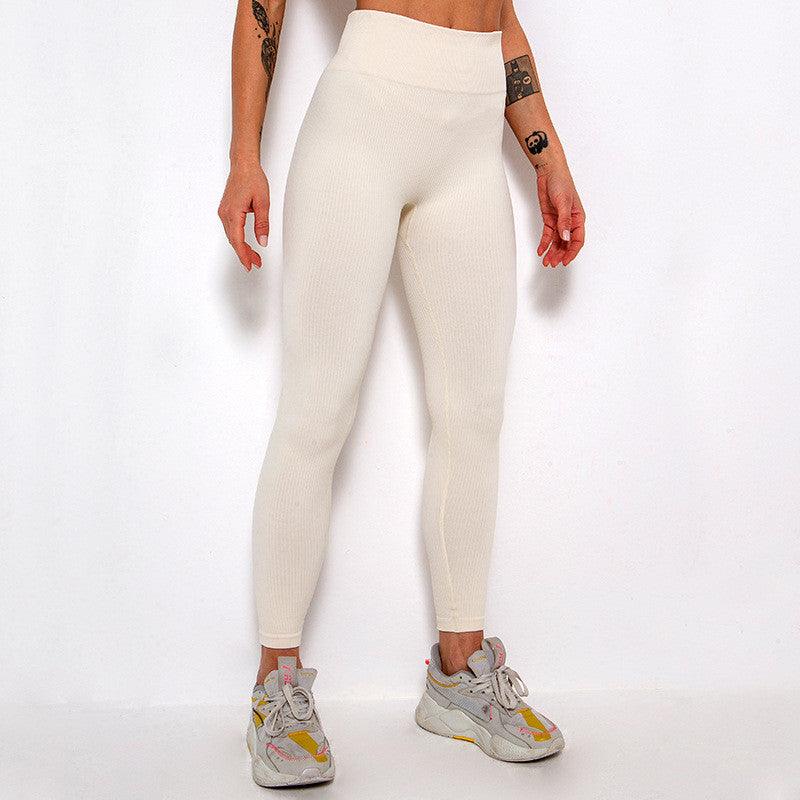 Elegant Blue Yoga Pants High Waisted Gym Leggings Yoga Leggings Seamless Gym Push Up Workout Stretch Fitness Sweatpants Ultra Soft Leggings Tight Sport Women Fitness Seamless Female Legging Tummy Control Running Pants For Training