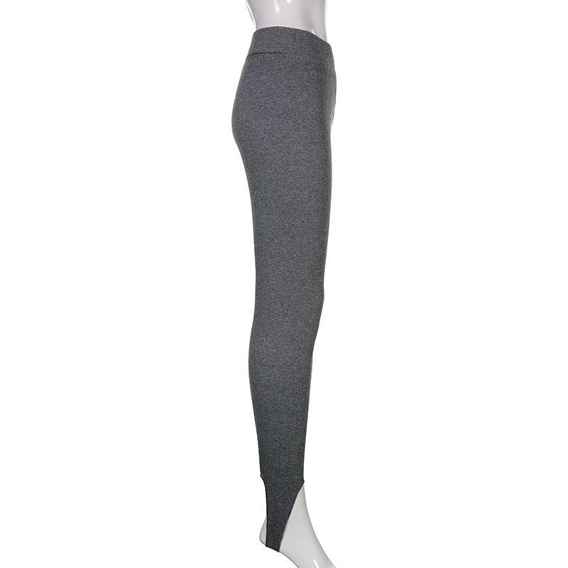 Elegant High Waist Cotton Fitness Basic Pants Casual Spring New Female Skinny Leggings Women Seamless Fitness Leggings Women Seamless Push Up Leggings Workout Pants Breathable Pants