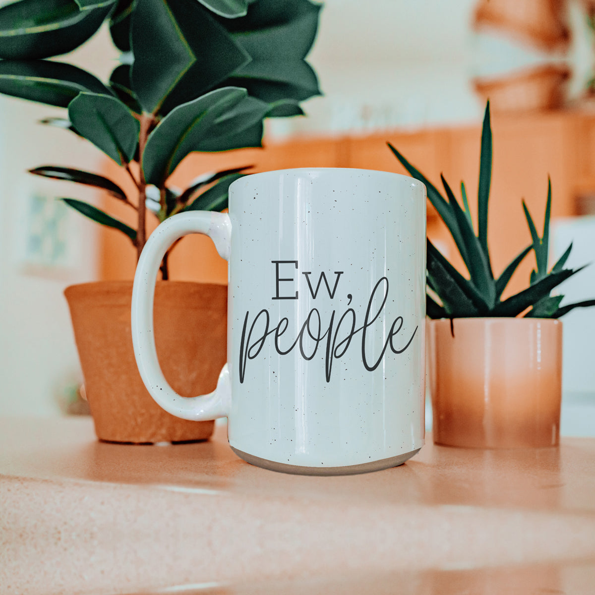 Ew People 16oz Ceramic Coffee Mug Funny Introvert Anti Social Gift