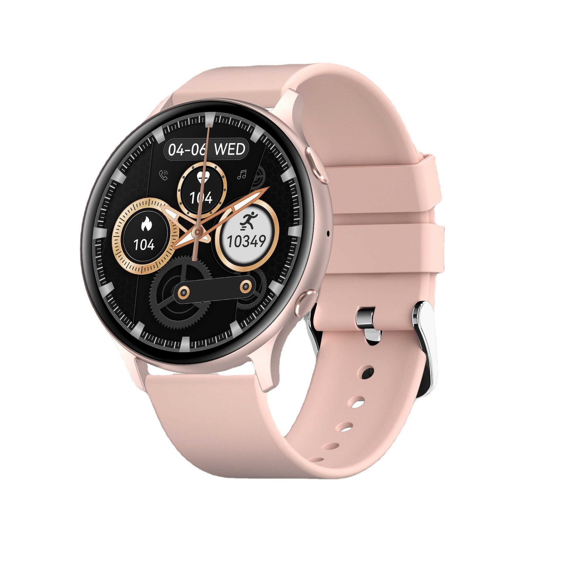 Smart Bluetooth Call Heart Rate Body Temperature Voice Assistant Watch
