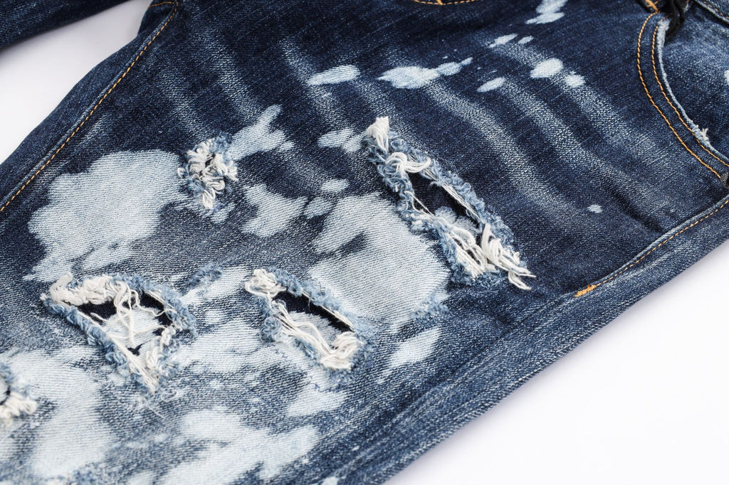urban TEEN  Fashion Ripped Jeans STONE WASHED Pants