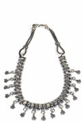 Fish Charm Choker Necklace Silver Boho Dangle Chain