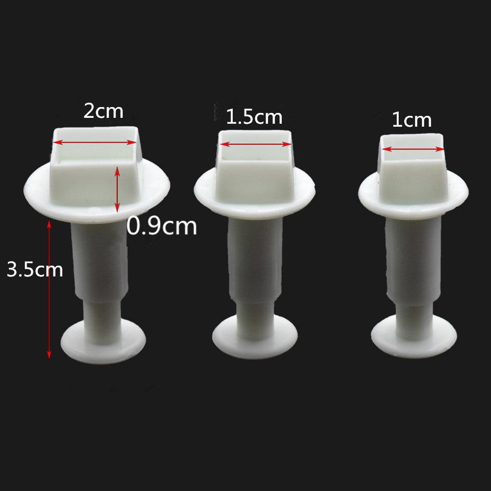 Fondant Cake Cookie Cutter Embossed Ejector Stamp Plunger Mold Kitchen Baking Cake Decorating Tools  Heart Shaped Cookie Mold Hand Press Cookie Dessert Cutter Pastry Decoration Tool Mooncake Maker