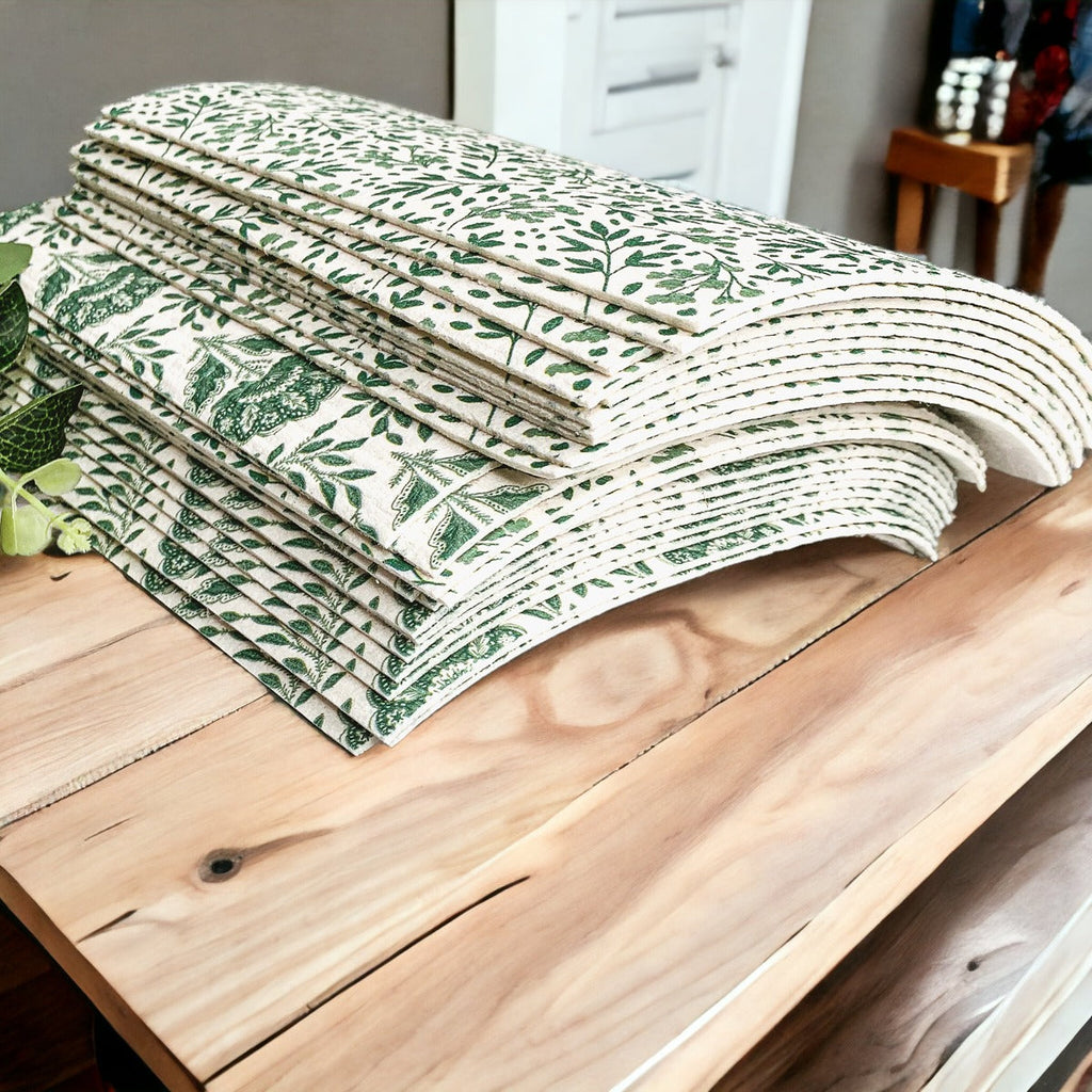 Garden Multipurpose Eco Cloths Reusable Biodegradable Kitchen Cloths Set Of 3