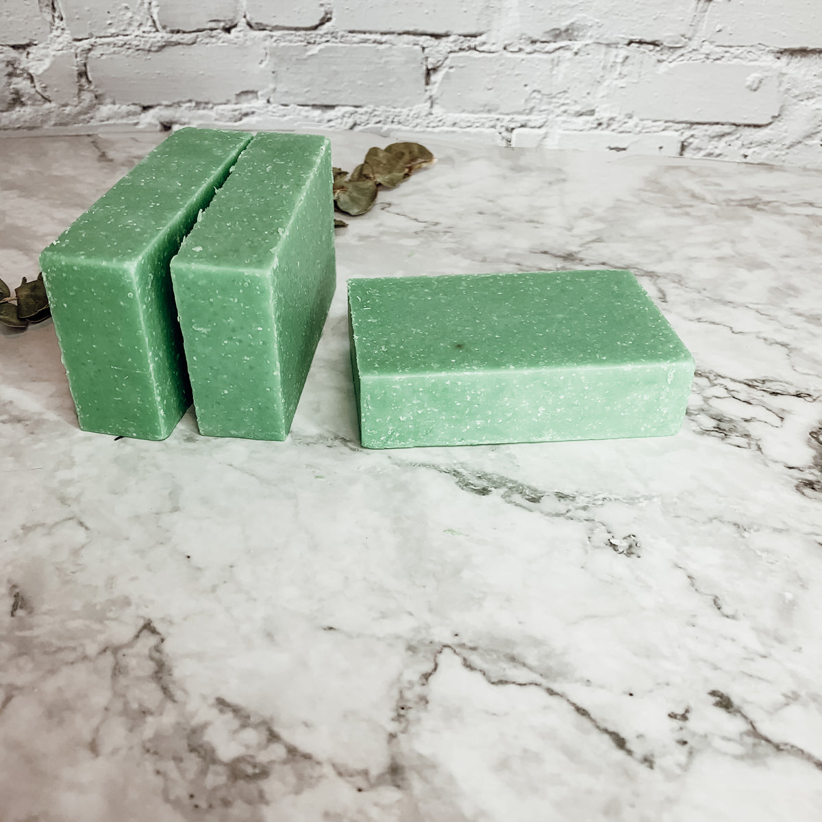 Green Tea Verbena Sea Salt Scrub - Citrus Exfoliating Body Soap