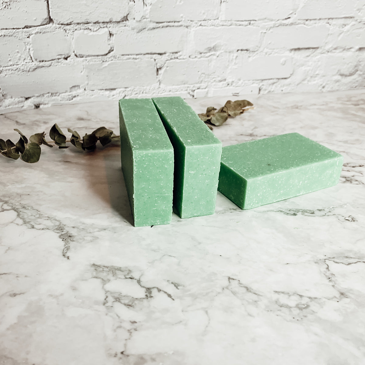 Green Tea Verbena Sea Salt Scrub - Citrus Exfoliating Body Soap