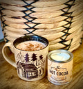Hot Cocoa Scented Soy Candle 8 Oz In Half Pint Paint Can With Lid Reusable Gift Candle
