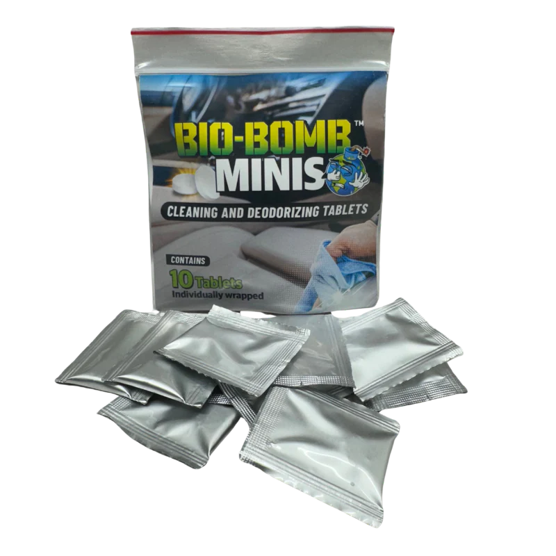 Bio-Bomb Minis: Dissolvable Cleaning & Deodorizing Tablets