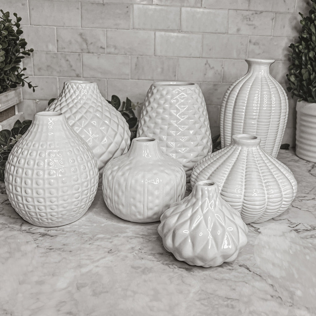 Imperfect Whitney Vases Slightly Damaged Discounted Ceramic Tabletop Vases