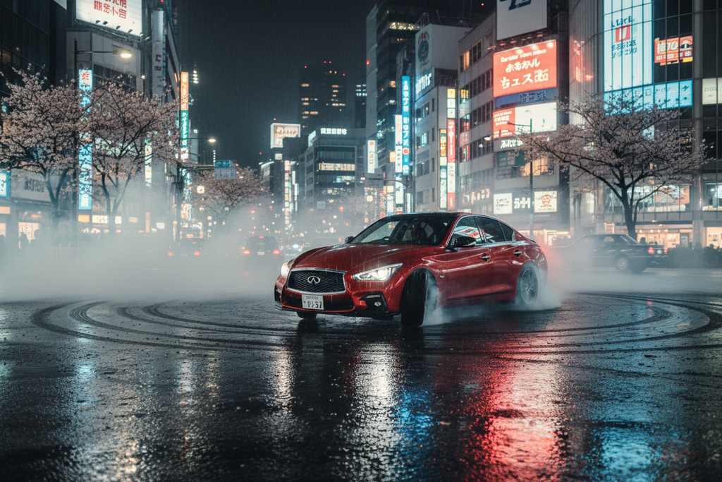 Infiniti Q50 Tokyo Donuts