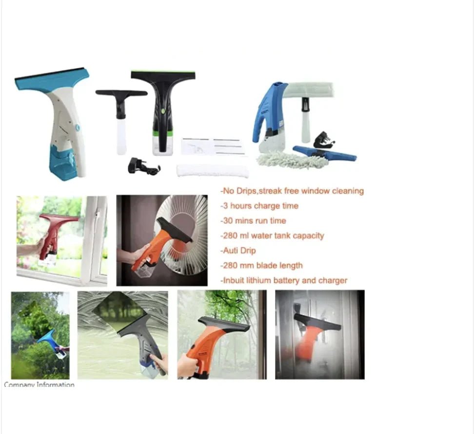Electric Glass Washer & Window Cleaner