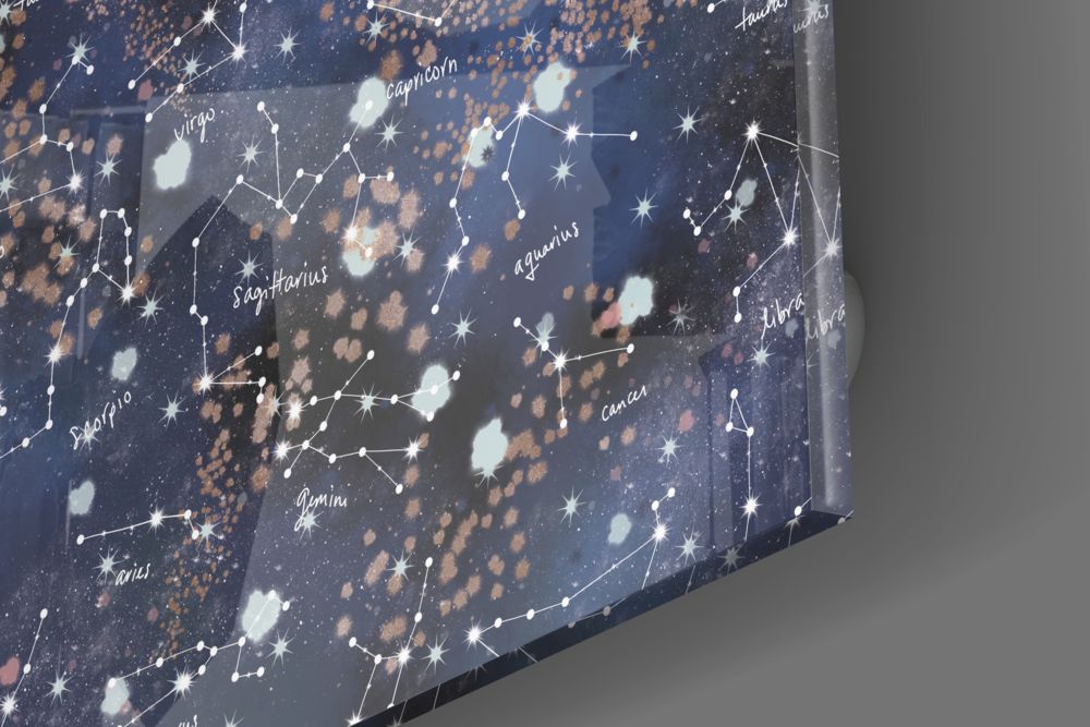 Horoscopes Glass Wall Art