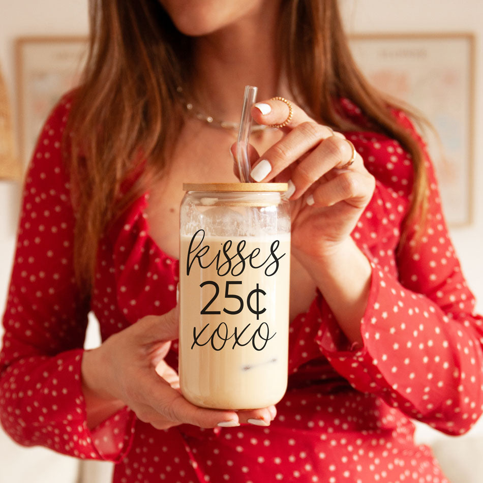 20oz Glass Tumbler With Bamboo Lid Sarcasm Is My Love Language Drinking Cup