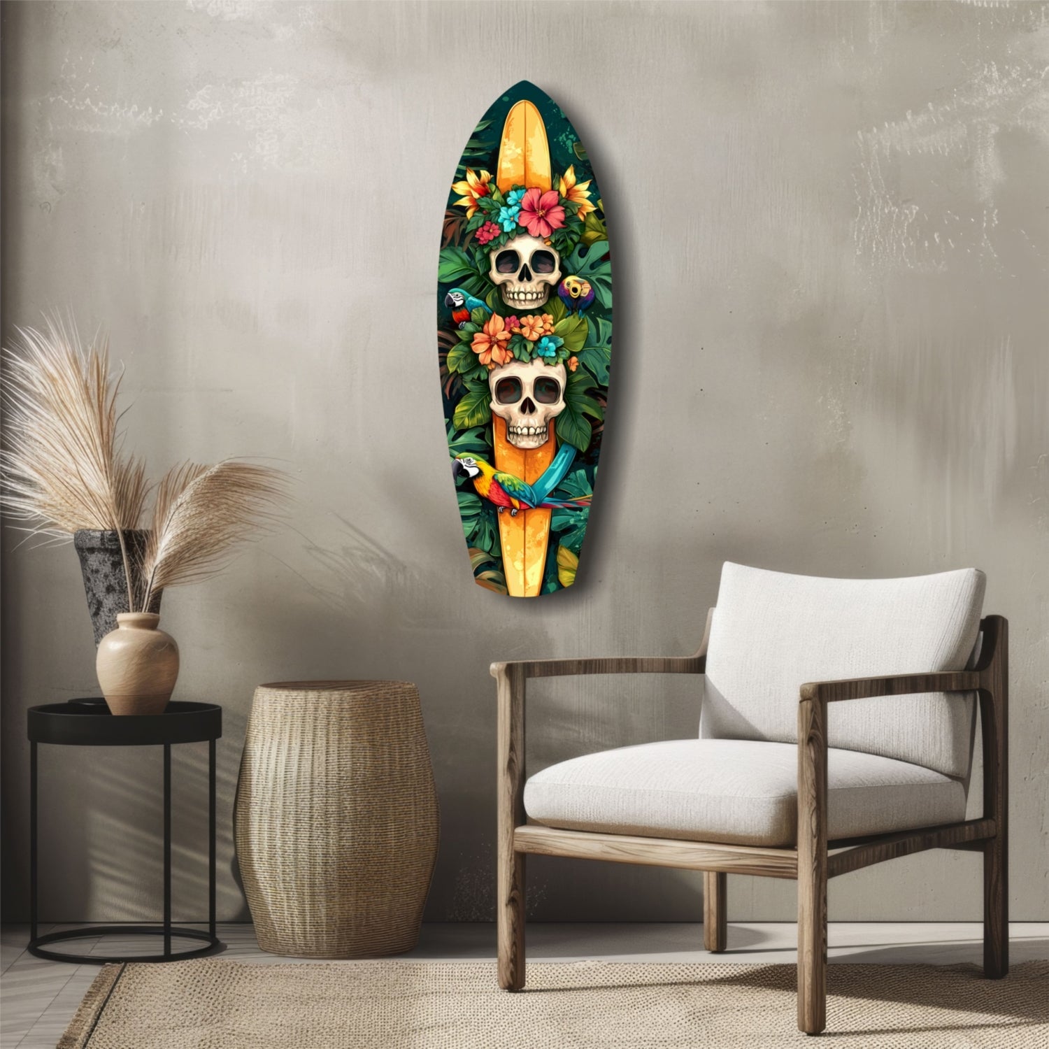 Tropical Mystique V2 Glass Wall Art