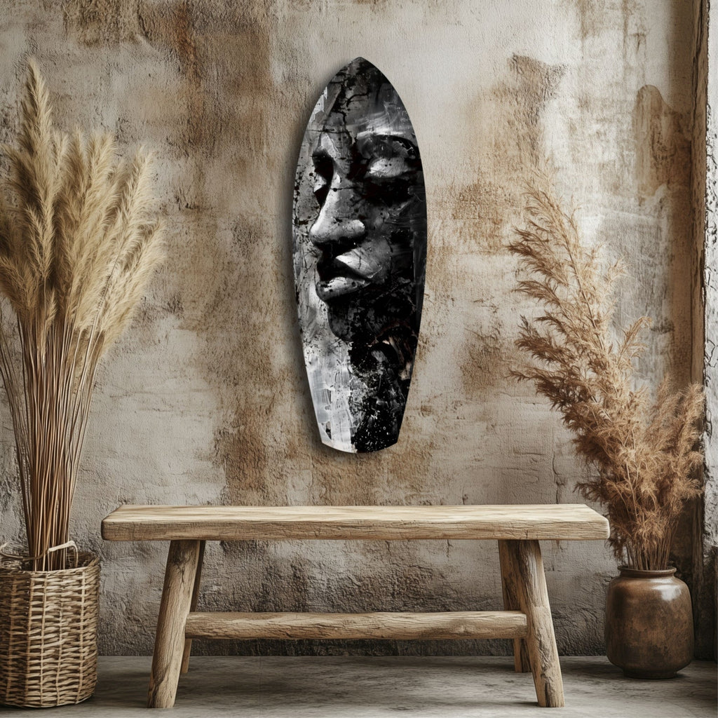 Woman Glass Wall Art