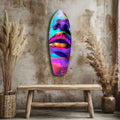 Colorful Lips V14 Glass Wall Art