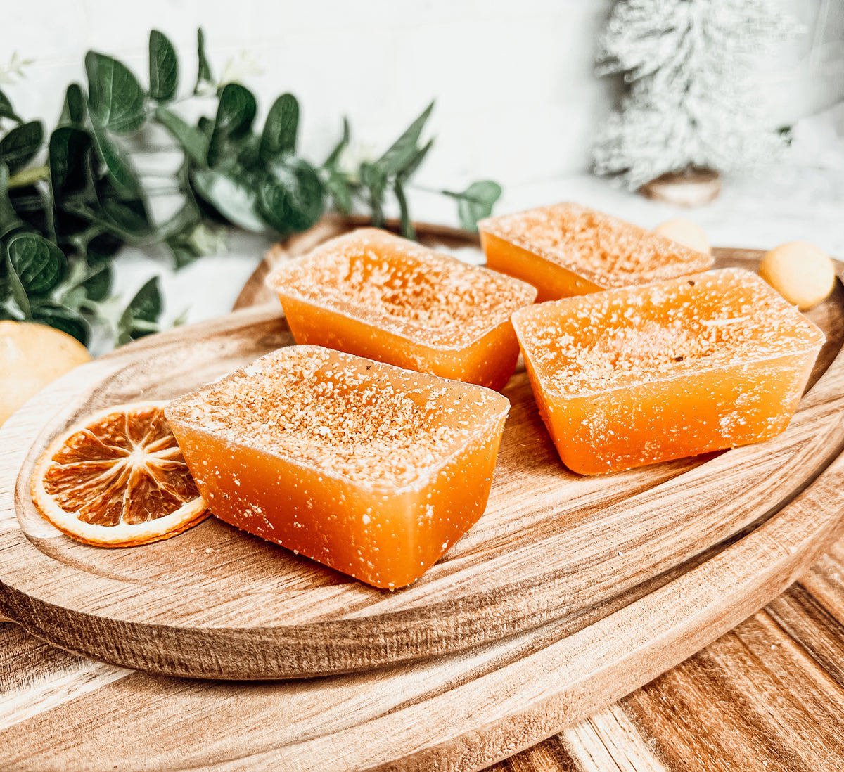 Lemon Shortbread XL Natural Wax Melts - 4 Cubes, Fresh Lemon Butter Shortbread