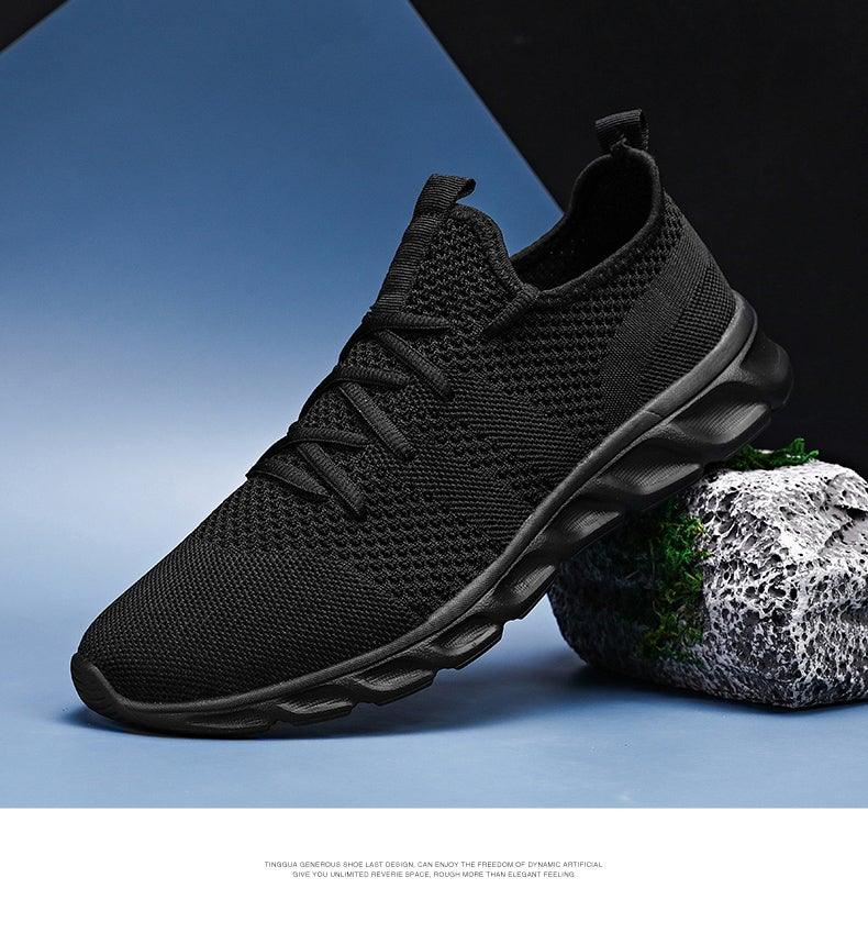 Light Mans Running Shoes Comfortable Breathable Men's Sneaker Casual Antiskid And Wear-Resistant Jogging Mens Sport Lace Up Low Top Jogging Man Athletic Sneakers