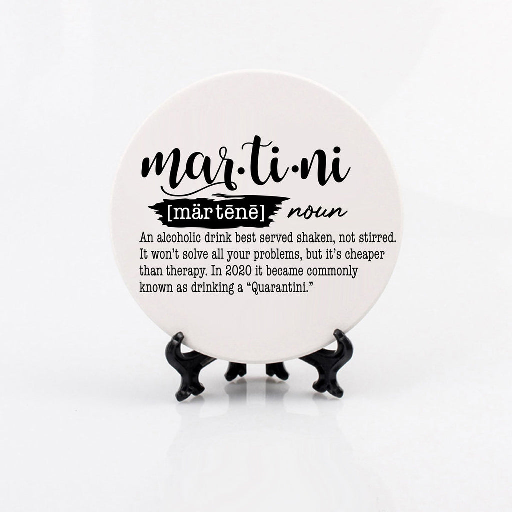 Funny Drink Definition Coasters Set Dictionary Quote Coasters For Bar And Countertop Decor