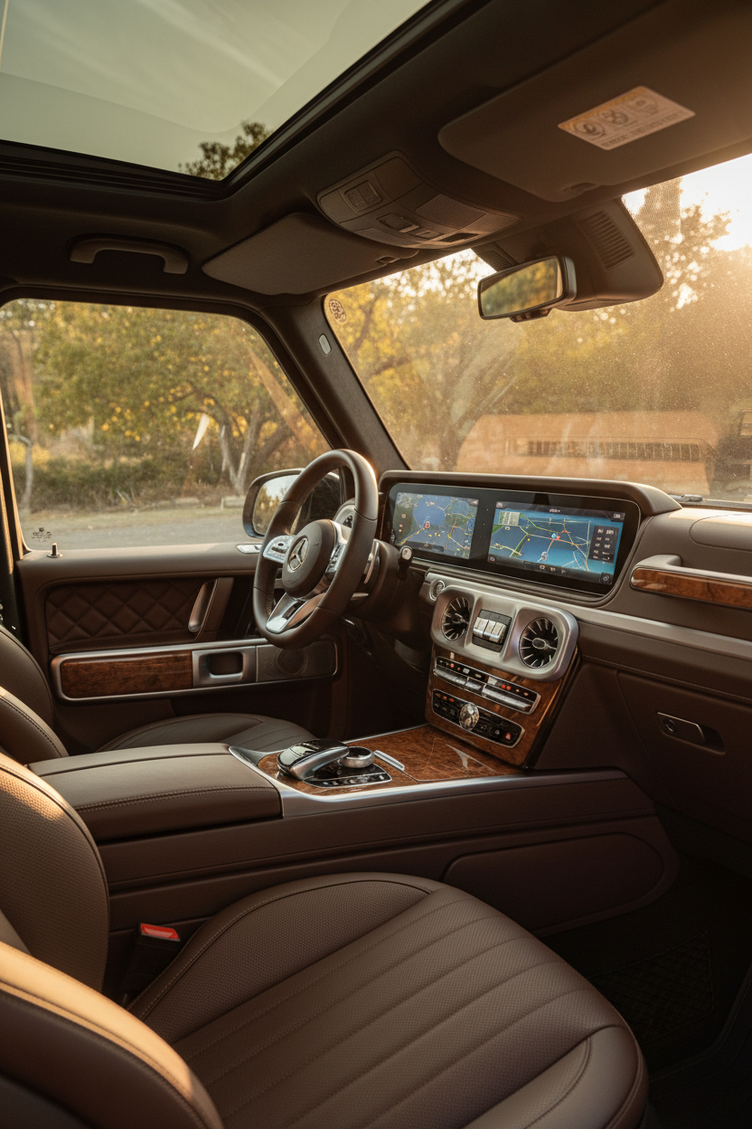 Mercedes G-Wagon Interior