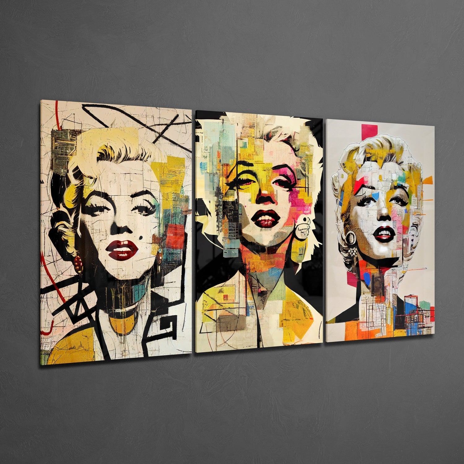 Marilyn Monroe Glass Wall Art