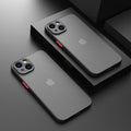 Minimalistic Shockproof Armor Case For iPhone 13 14 12 11 Pro Max XR XS X Luxury Silicone Bumper Clear Hard Cover Mini Luxury Silicone Bumper Clear Hard Cover