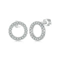 Moissanite 10mm Stud Earrings S925 Sterling Silver Screw Back Gift Mom
