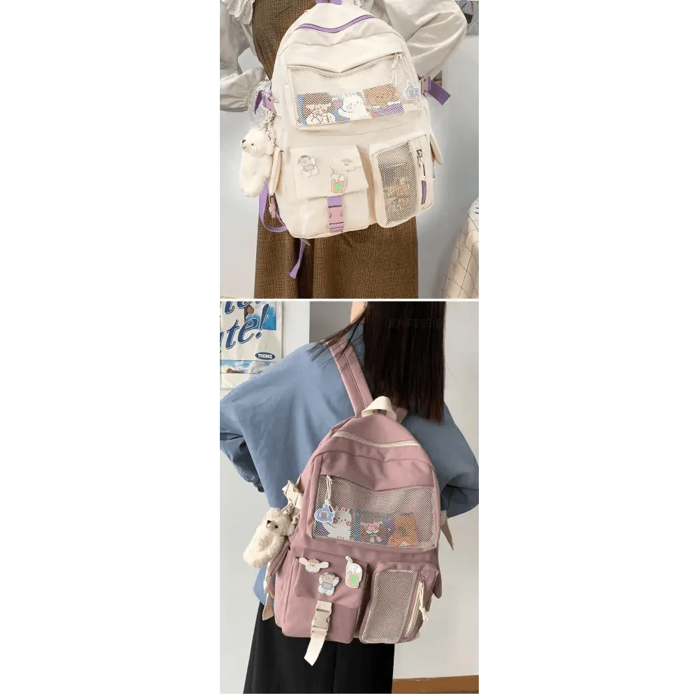 New Elegant Waterproof Backpack For Ladies And Women Cute Student Bookbag/Trevel Bag for Teenager Girls