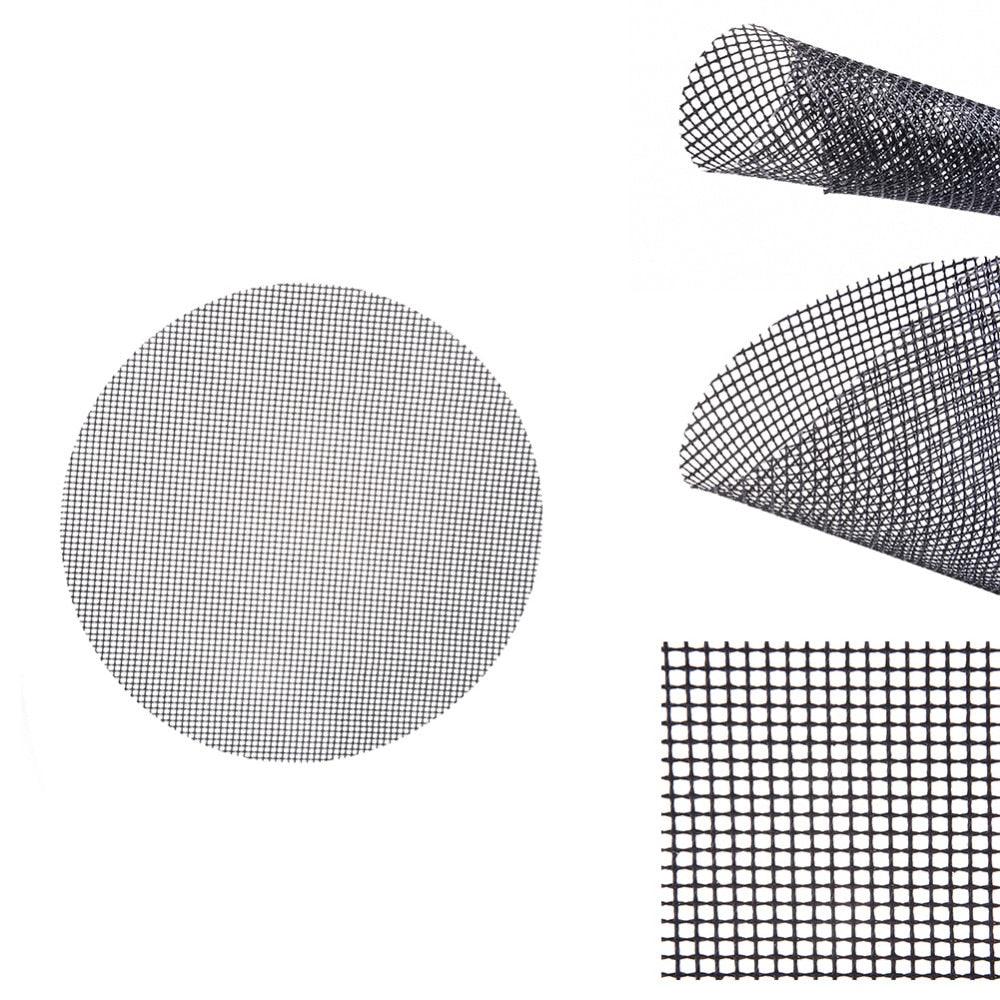 Non-Stick Frying Pan Pad Round Liner Sheet Barbecue Grill Mat Tools For Microwave Oven Outdoor BBQ Accessories  Multifunctional Food Grade Non-Stick Reusable Grill Mat for Gas Grill for Charcoal Grill BBQ Things