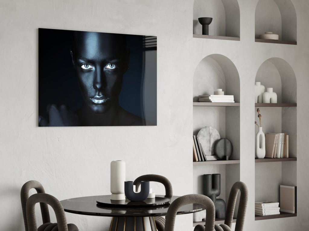 Woman Portrait 39 Glass Wall Art