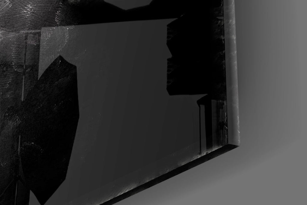 African Woman Portrait Glass Wall Art