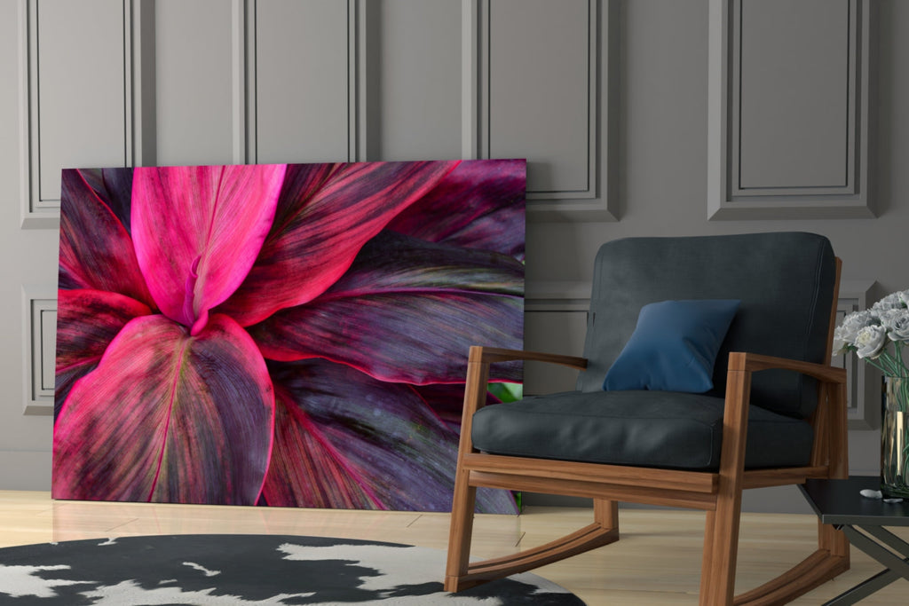 Leaf Glass Wall Art