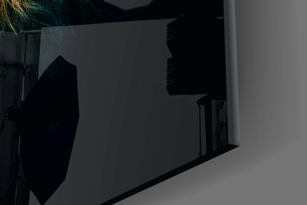 Lion Glass Wall Art